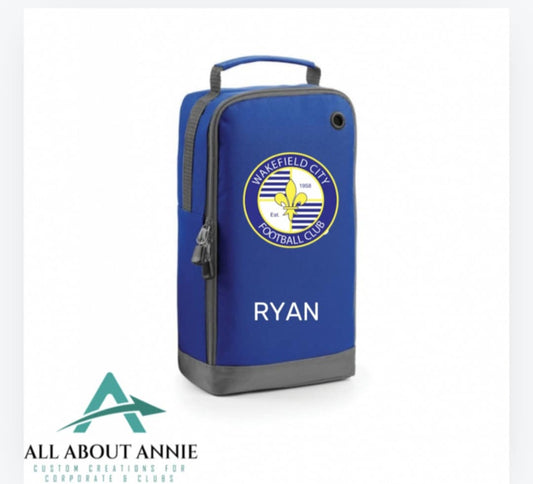 Wakefield City Sports Blue Boot Bag
