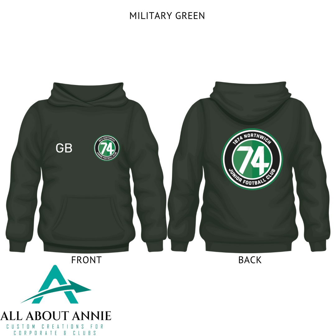 Adults Hoodie - Military Green