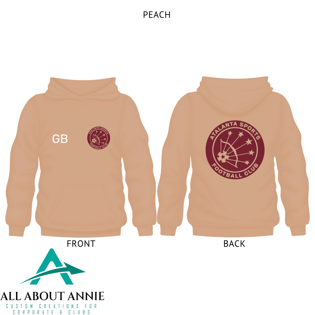 Adults Hoodie - Peach