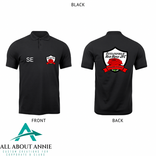 Adults Polo T-Shirts - Black
