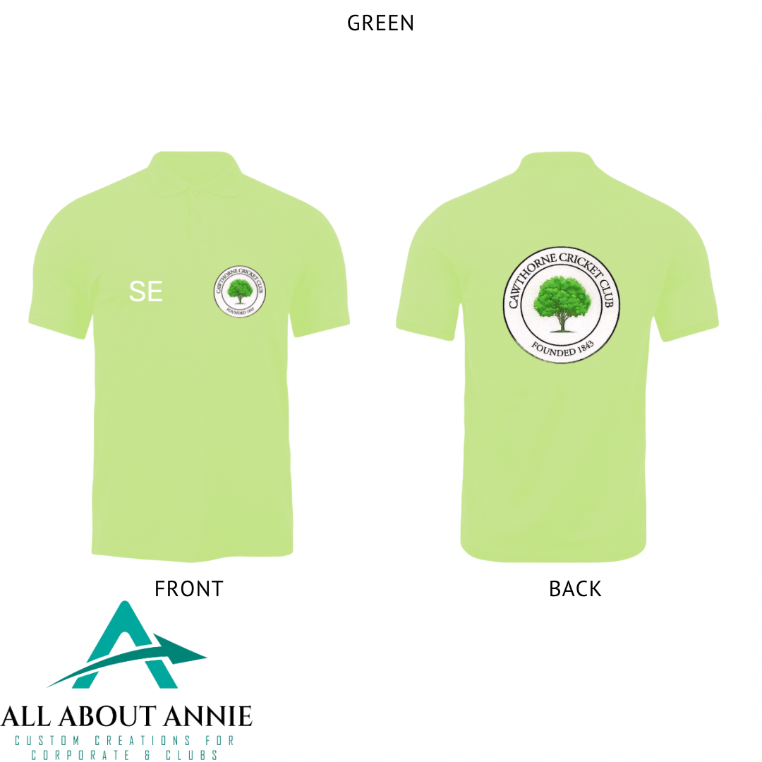 Adults Polo T-Shirts - Green