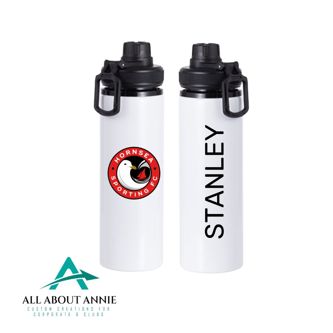 Hornsea Sporting FC 850ml Water Bottle Black