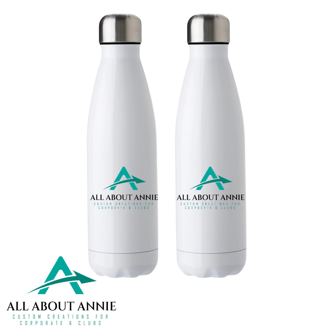 Business 500ml Bowling Water Bottle White