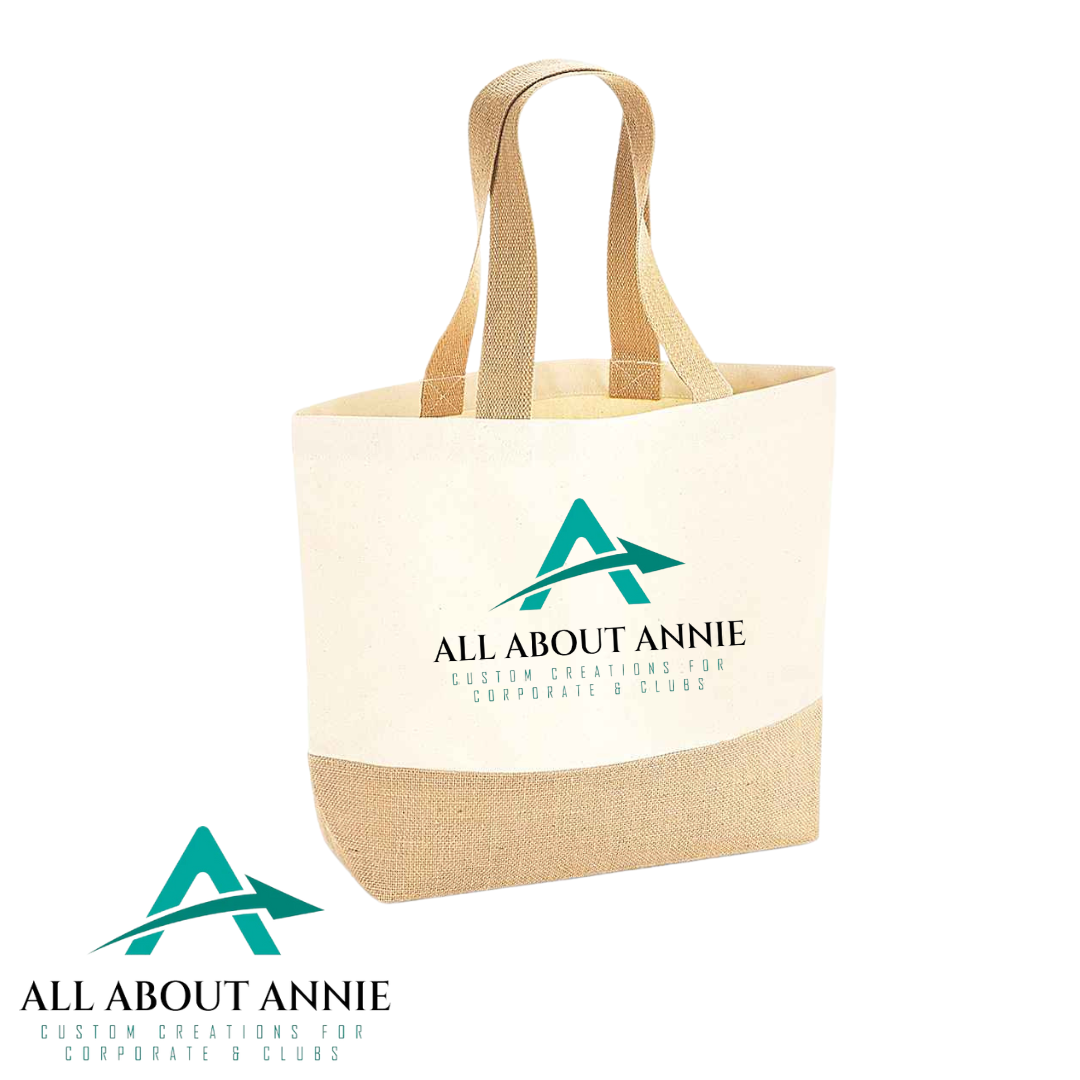 Jute Base Canvas Shopper