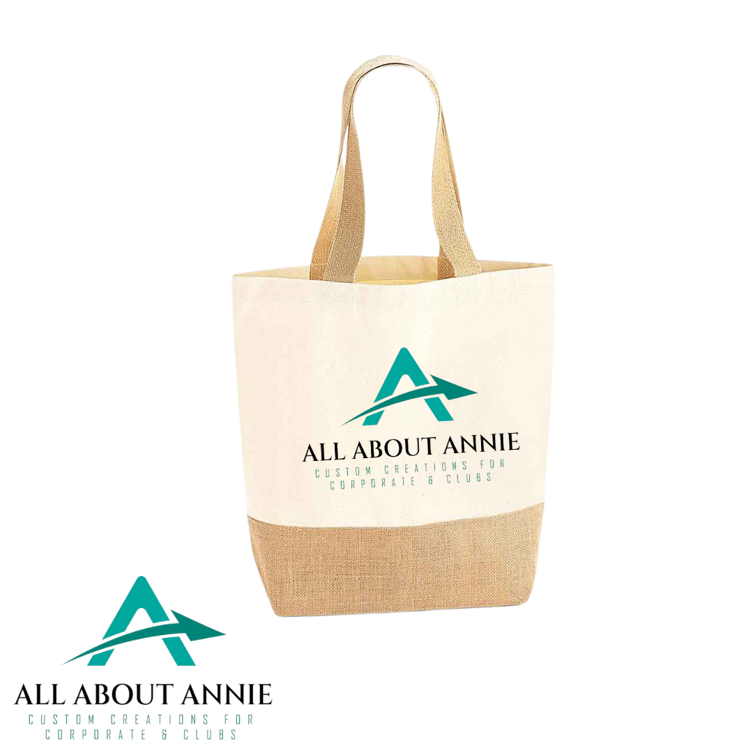Jute Base Canvas Shopper