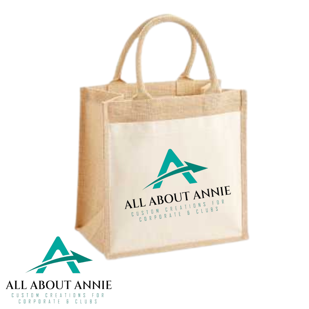 Pocket Jute Canvas Shopper