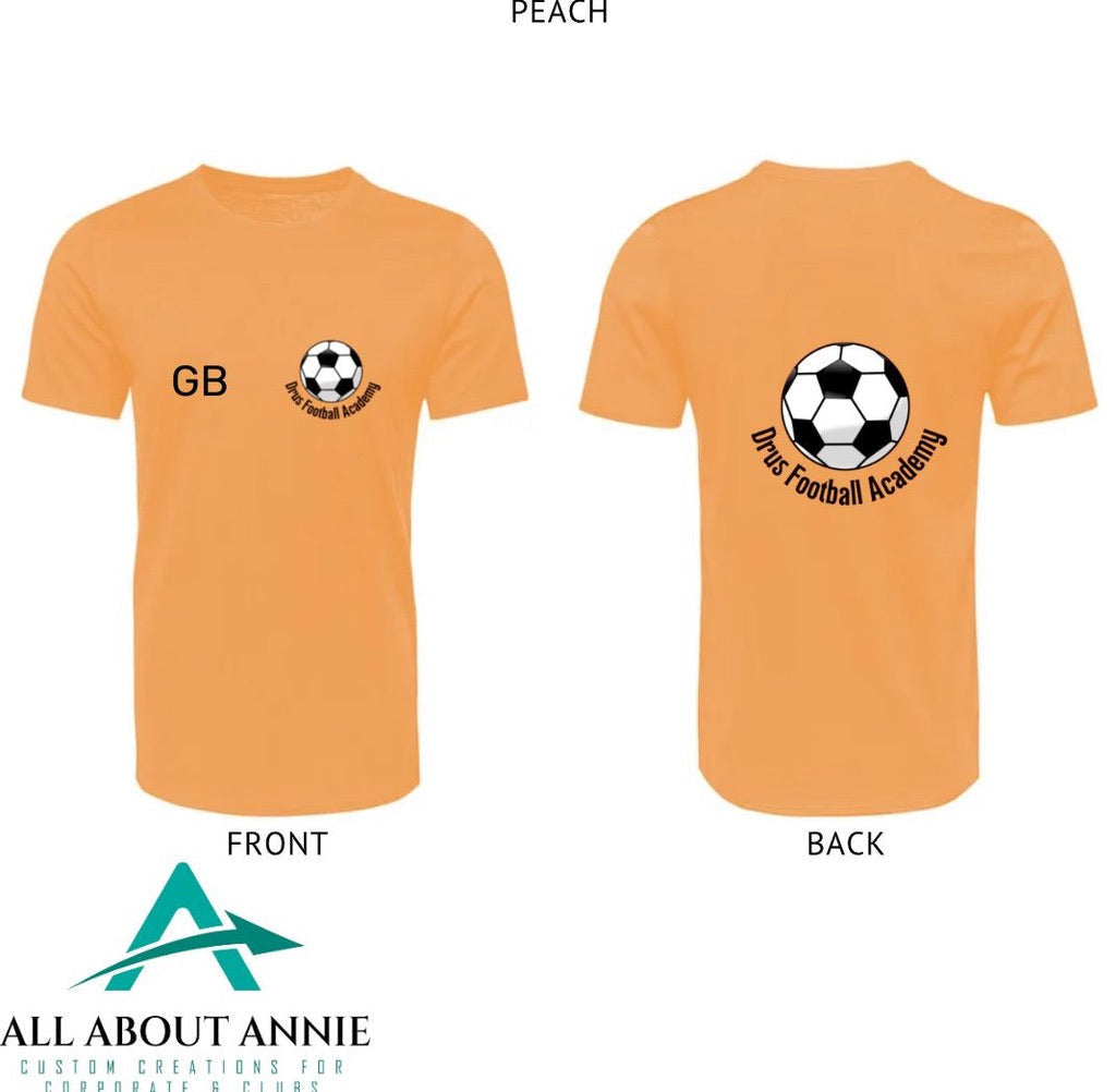 Kids Sports T-Shirts - Orange