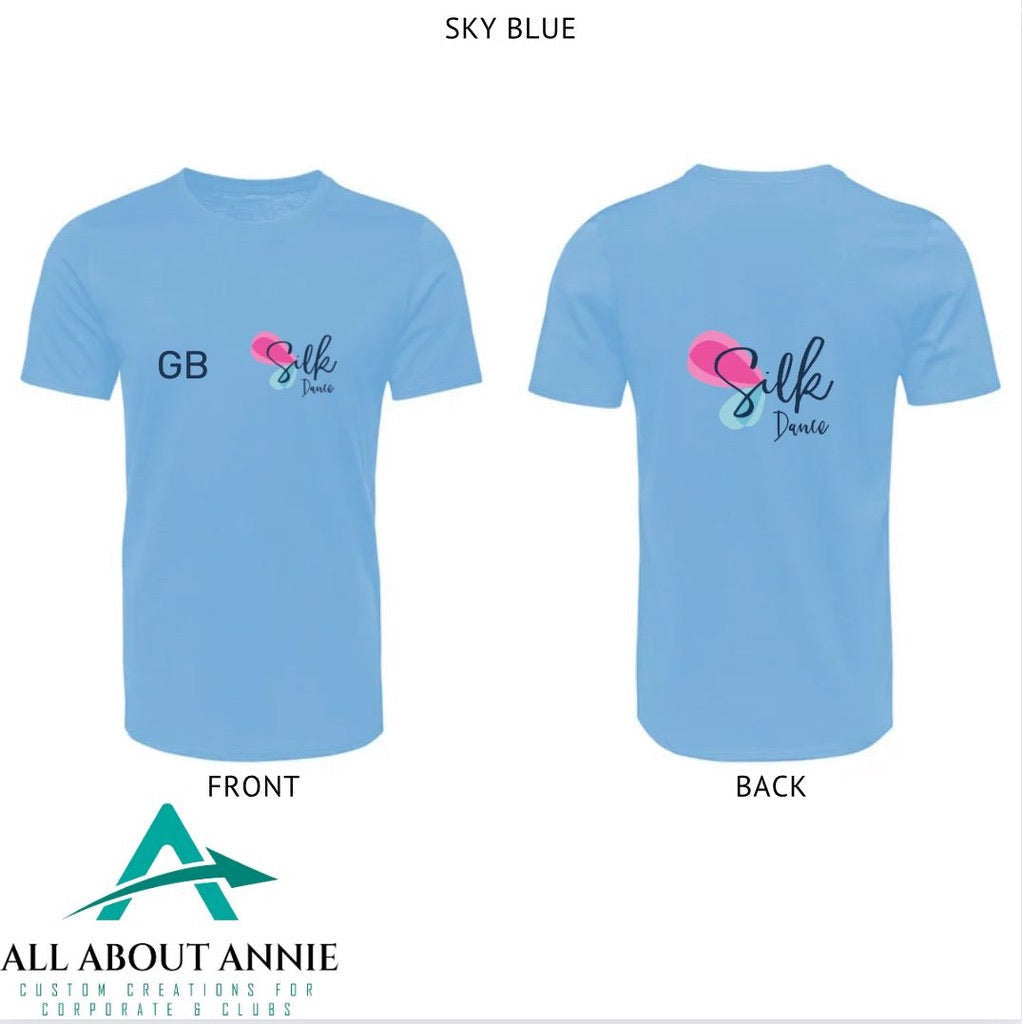 Kids Sports T-Shirts - Sky Blue