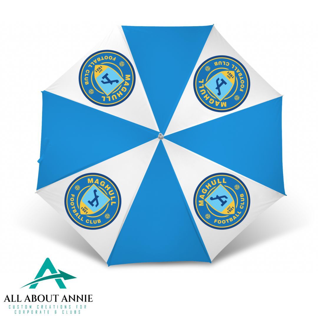 Sports Golf Umbrella - Blue & White